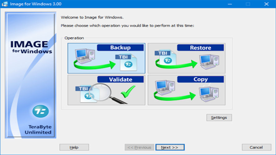 terabyte drive image backup free
